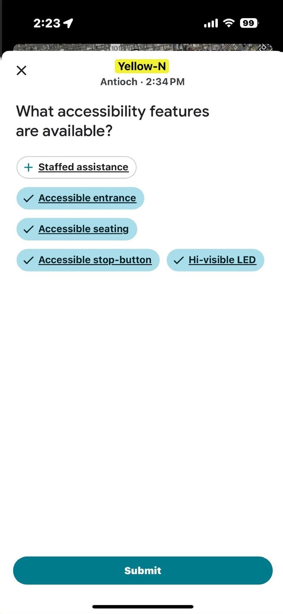 Google Maps crowd-sourcing — What accessibility features are available?